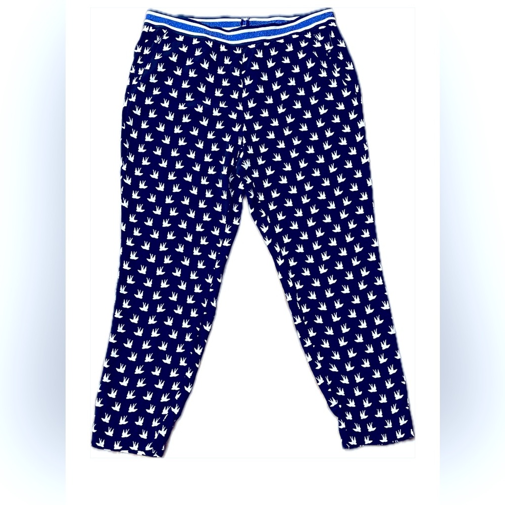 Laurél Aladdin pants. Women’s size 14. 
Navy/white.
